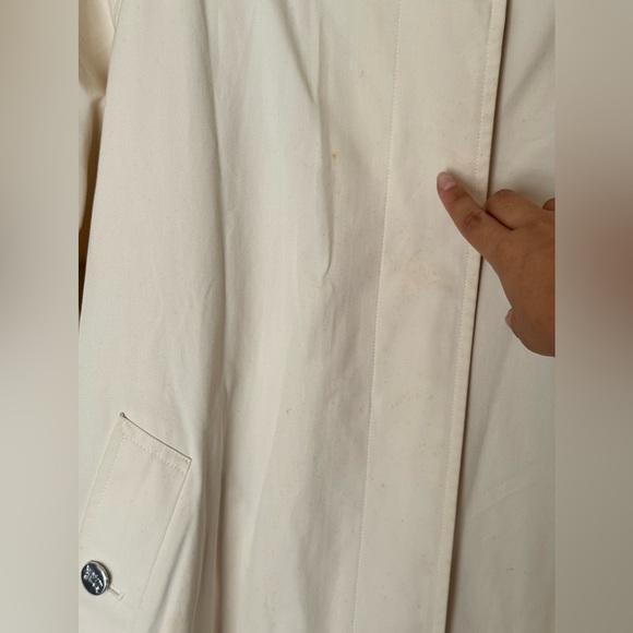Burberrys London Vintage Trench Coat Nova Check Beige/Cream Plaid - Picture 2 of 16